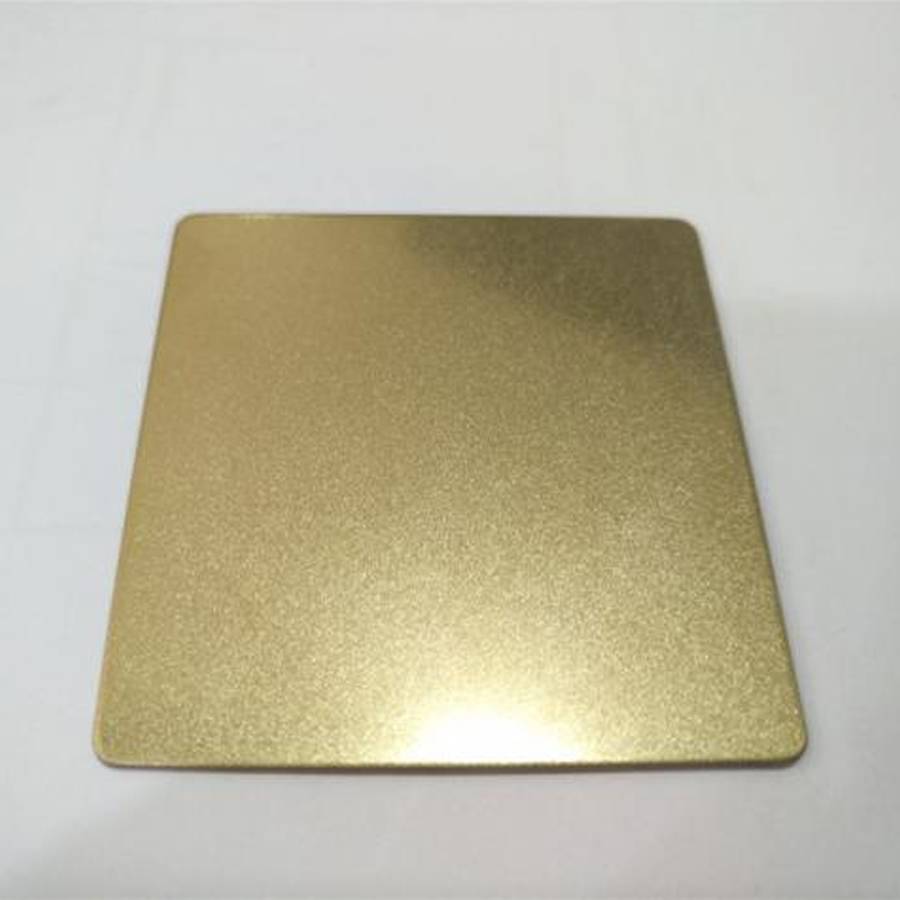 Gold Bead Blast Sheet / Plate