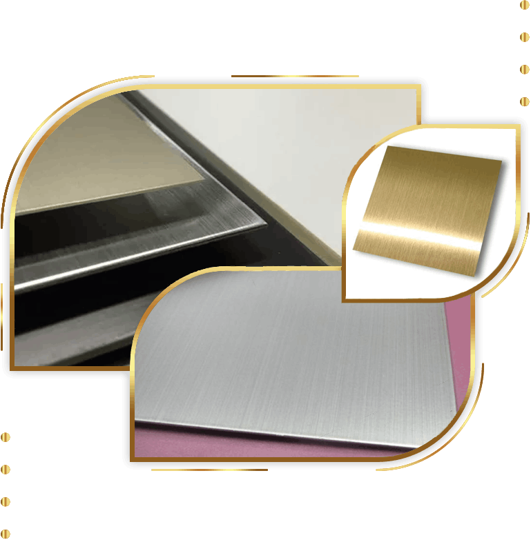 Hairline Stainless Steel Plates
